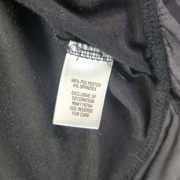 Live and Let Live Womens Sheer Overlay Blouse 3X Gray Embroidered Boho Tunic Top - Picture 6 of 9